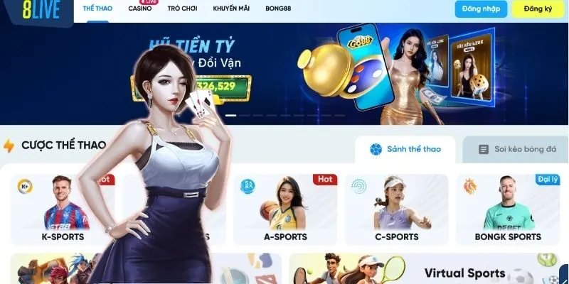 8LIVE là thương hiệu uy tín với 10 năm kinh nghiệm